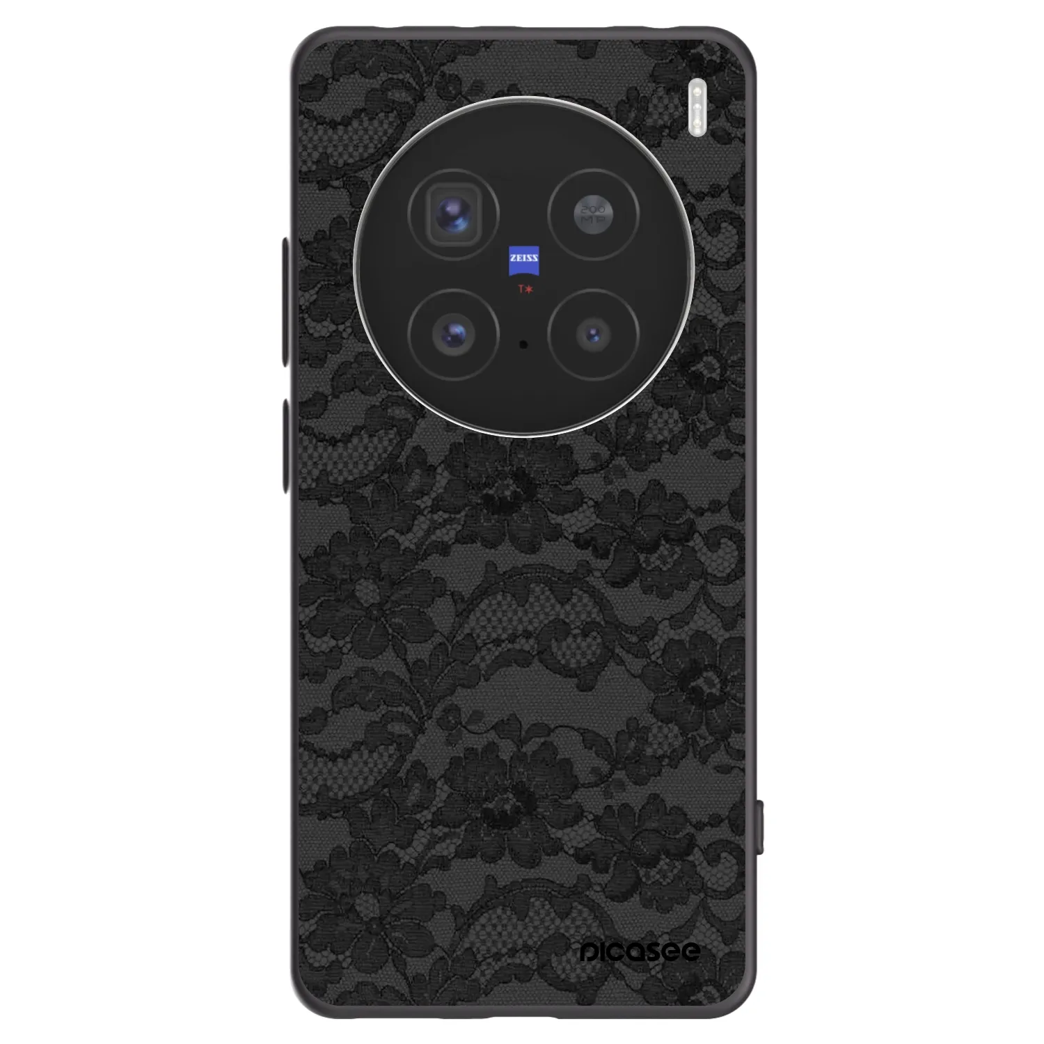 Picasee Μαύρη θήκη σιλικόνης για Vivo X200 Pro - Dark Elegance