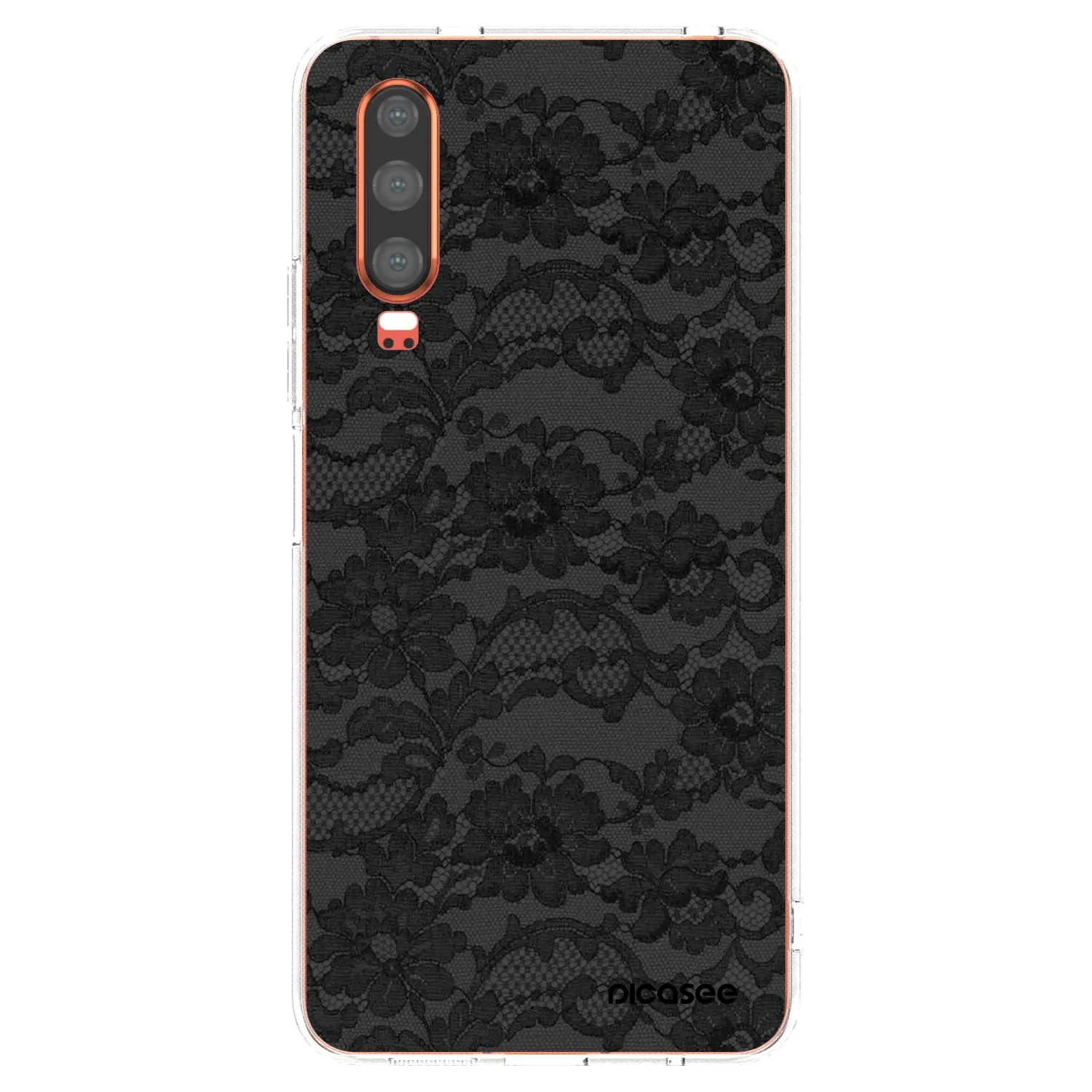 Picasee διαφανής θήκη σιλικόνης Huawei P30 - Dark Elegance