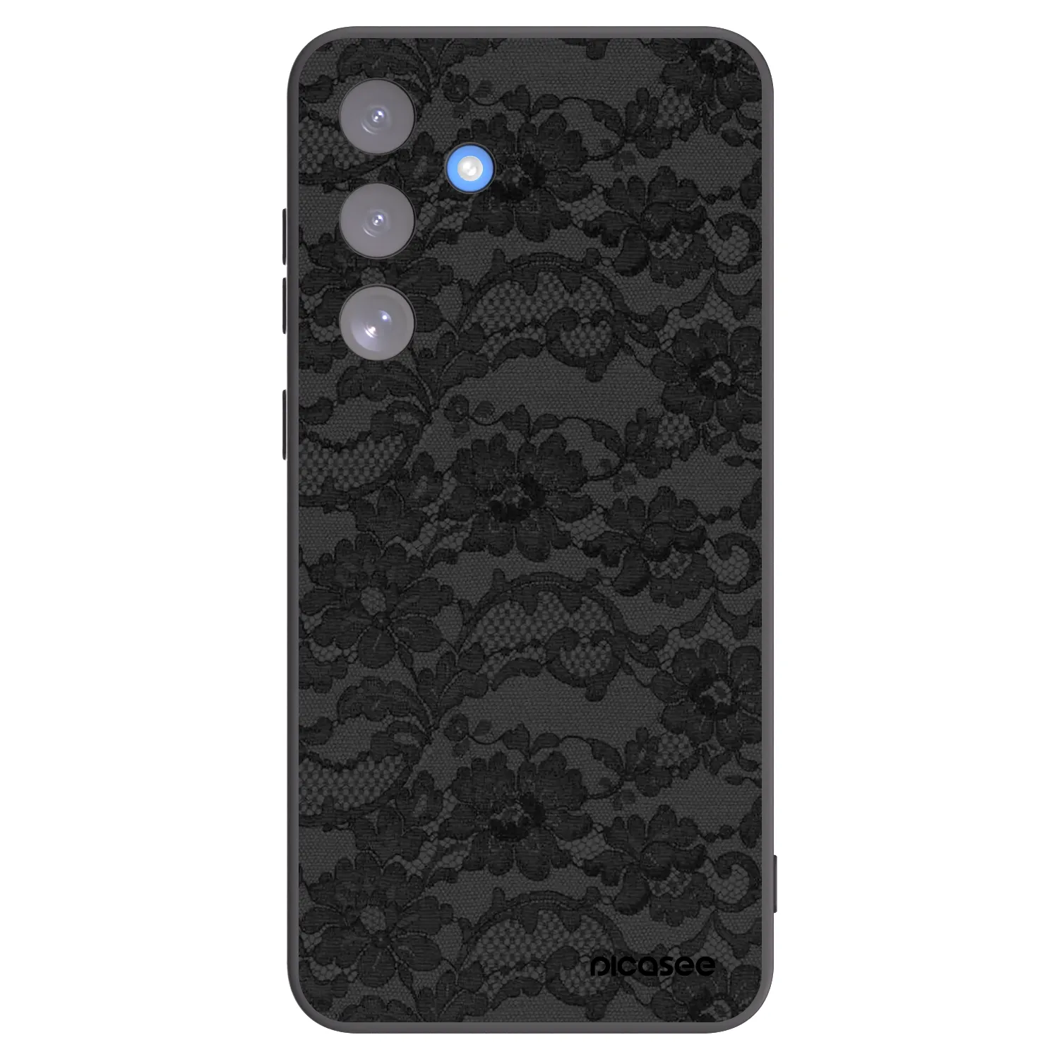 Picasee Μαύρη θήκη σιλικόνης για Samsung Galaxy S25 FE 5G - Dark Elegance