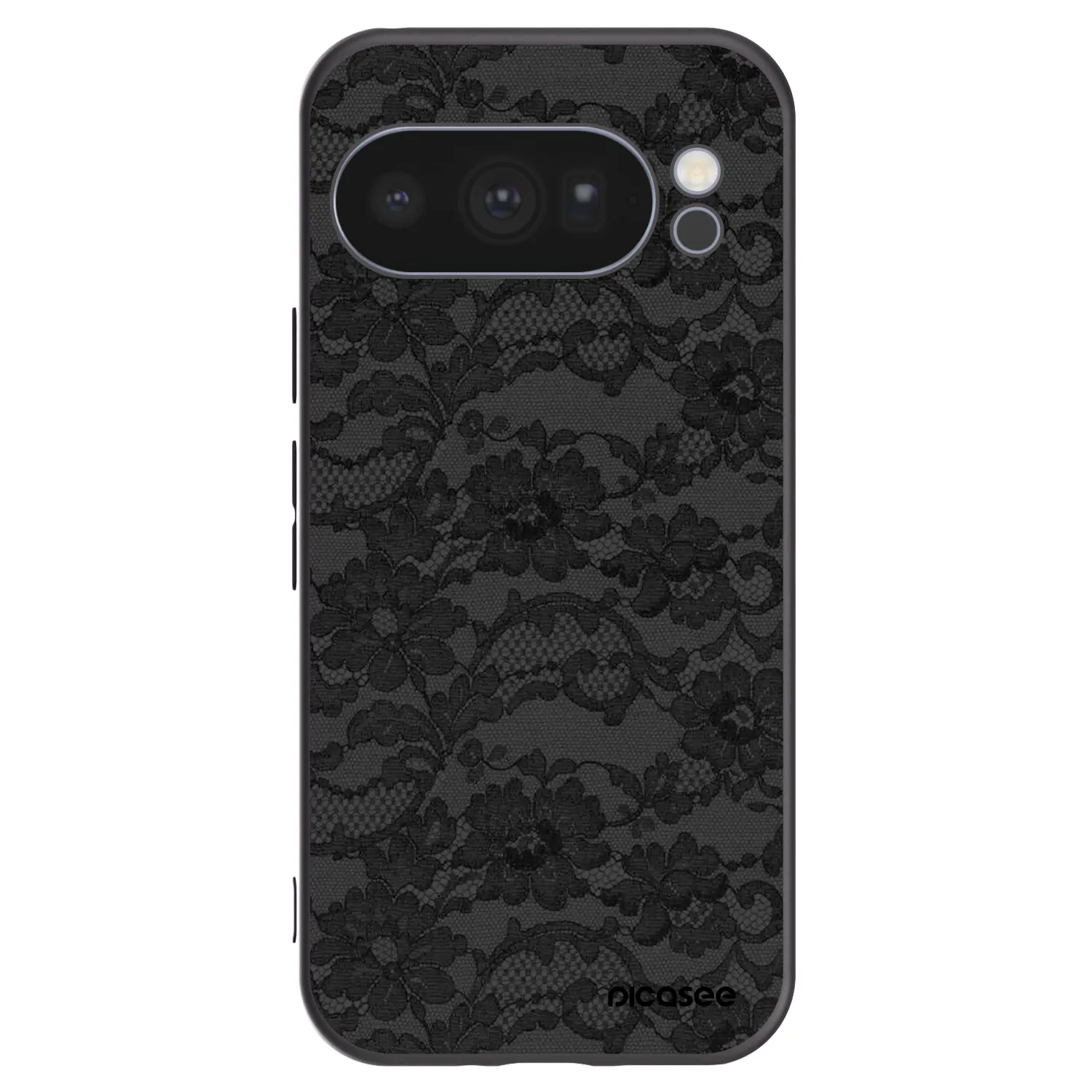 Picasee Μαύρη θήκη σιλικόνης για Google Pixel 10 Pro - Dark Elegance