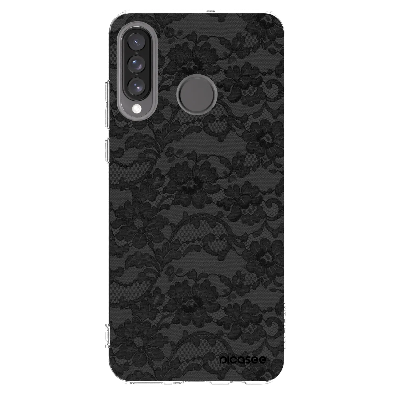 Picasee διαφανής θήκη σιλικόνης Huawei P30 Lite - Dark Elegance
