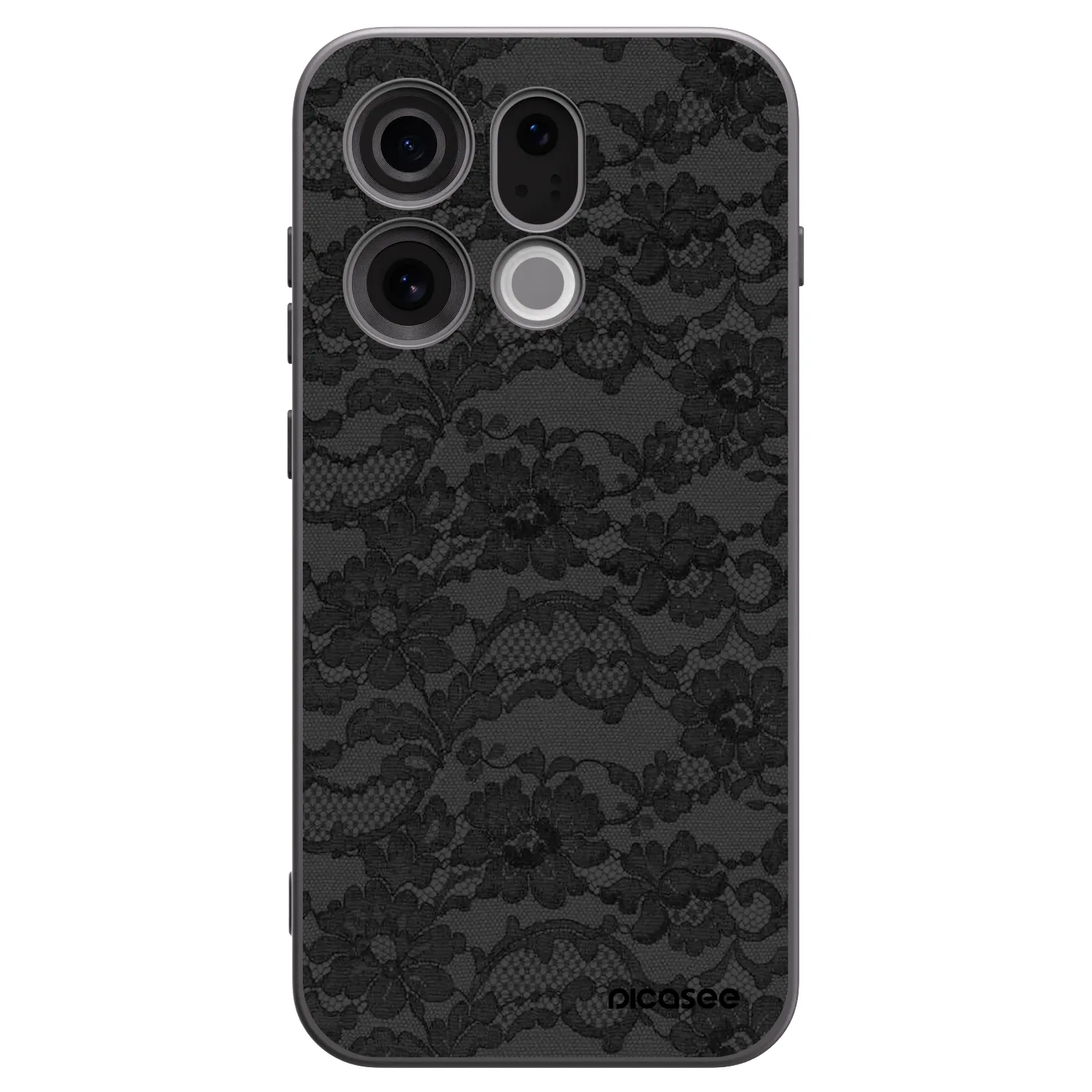 Picasee Μαύρη θήκη σιλικόνης για OPPO Find X9 - Dark Elegance