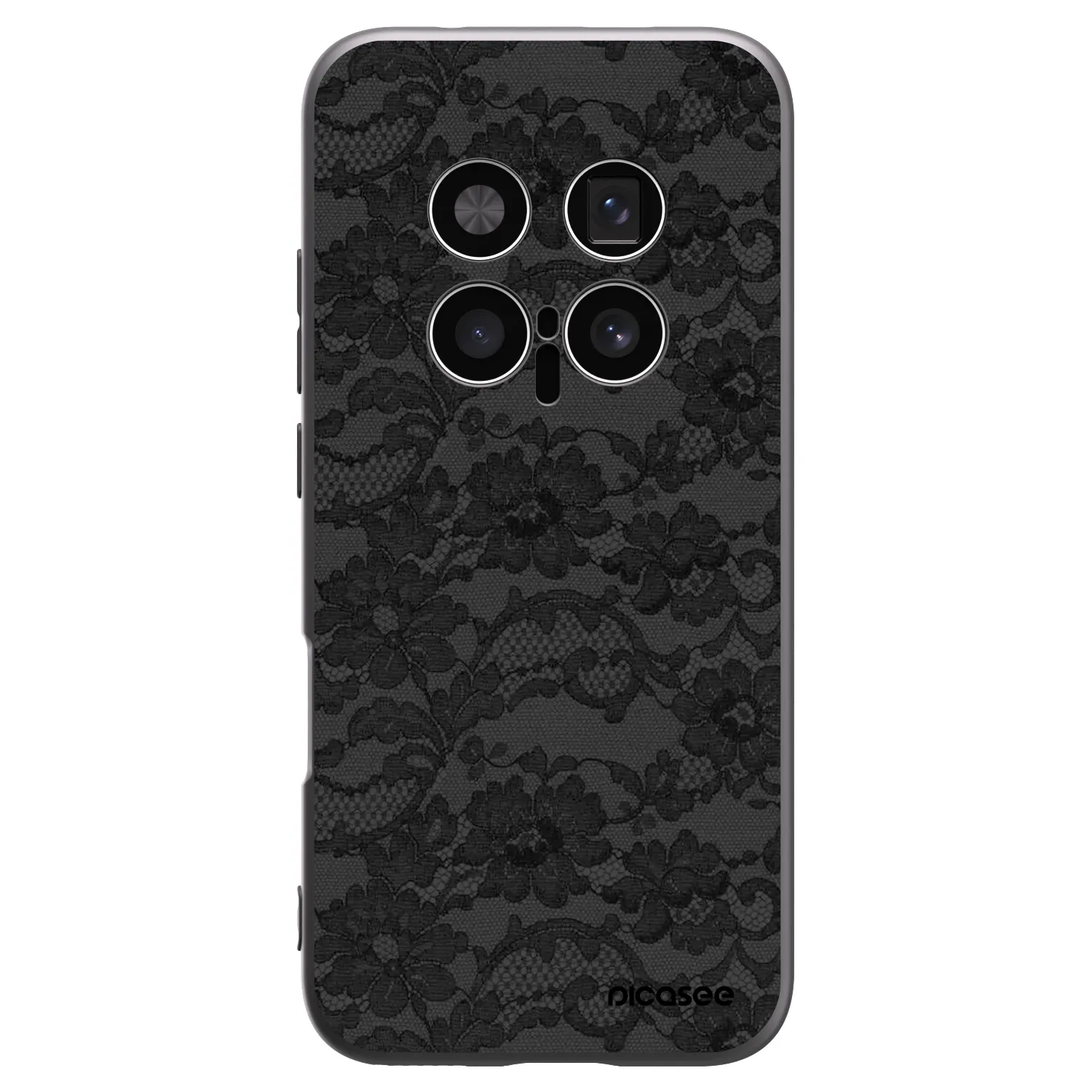 Picasee Μαύρη θήκη σιλικόνης για Honor Magic8 Pro 5G - Dark Elegance
