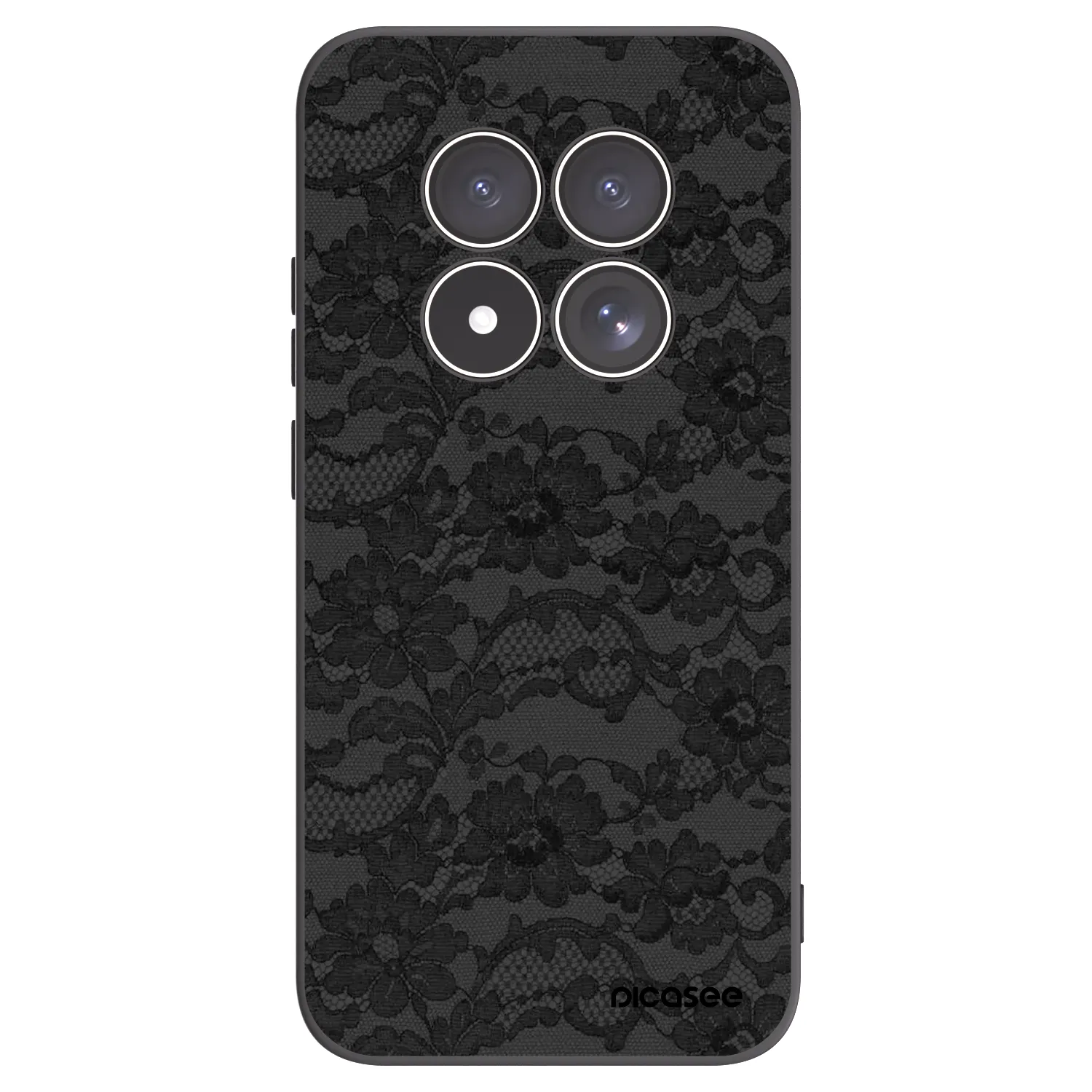 Picasee Μαύρη θήκη σιλικόνης για Xiaomi Redmi Note 15 Pro 5G - Dark Elegance