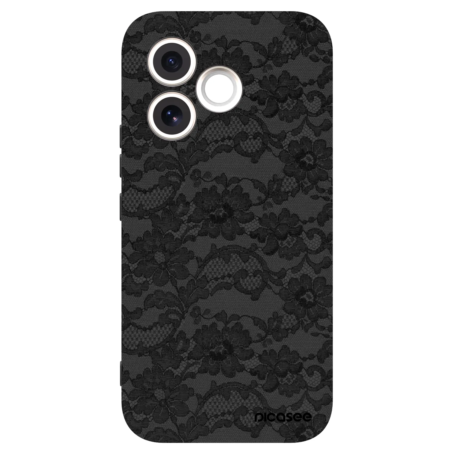 Picasee Μαύρη θήκη σιλικόνης για Honor 600 Lite - Dark Elegance