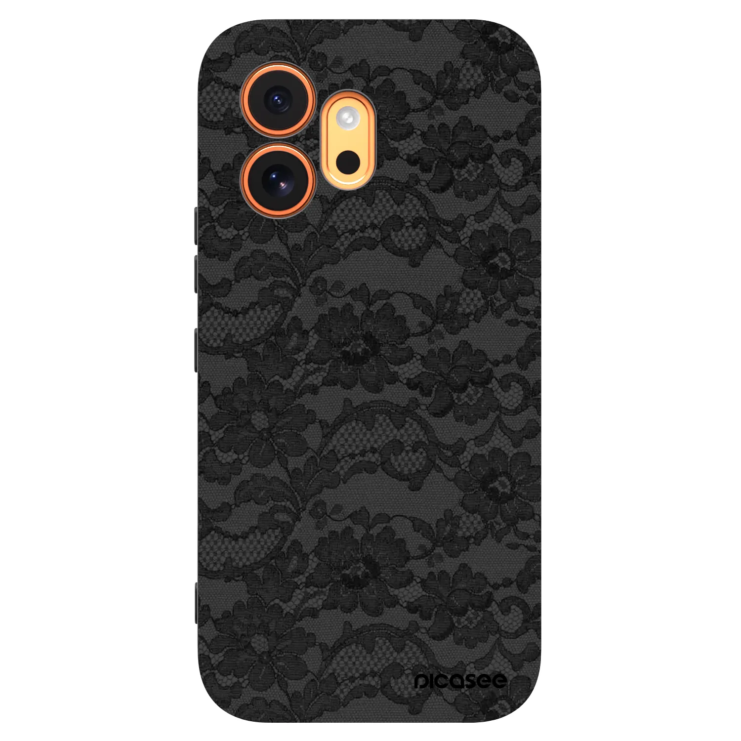 Picasee Μαύρη θήκη σιλικόνης για Honor 600 - Dark Elegance