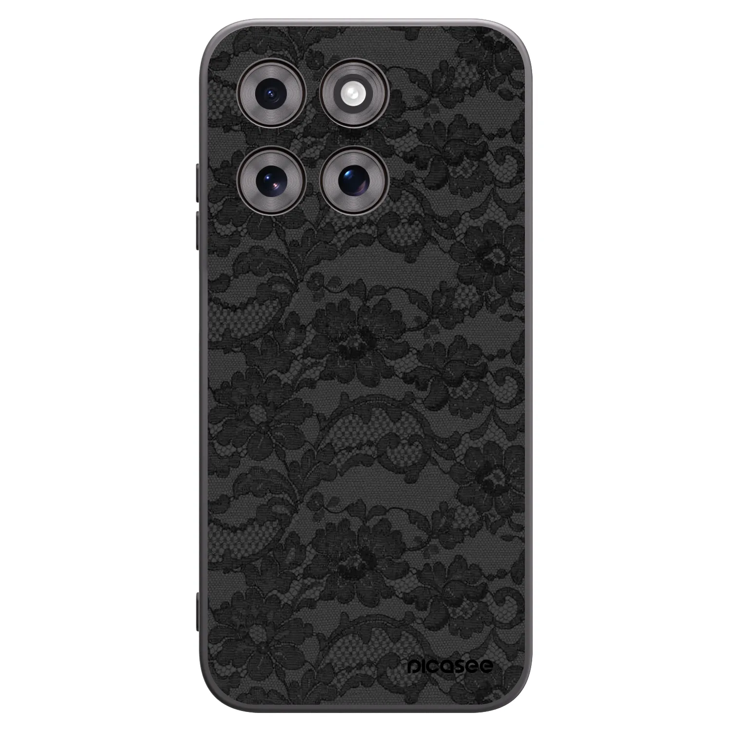 Picasee Μαύρη θήκη σιλικόνης για Motorola Moto G77 - Dark Elegance
