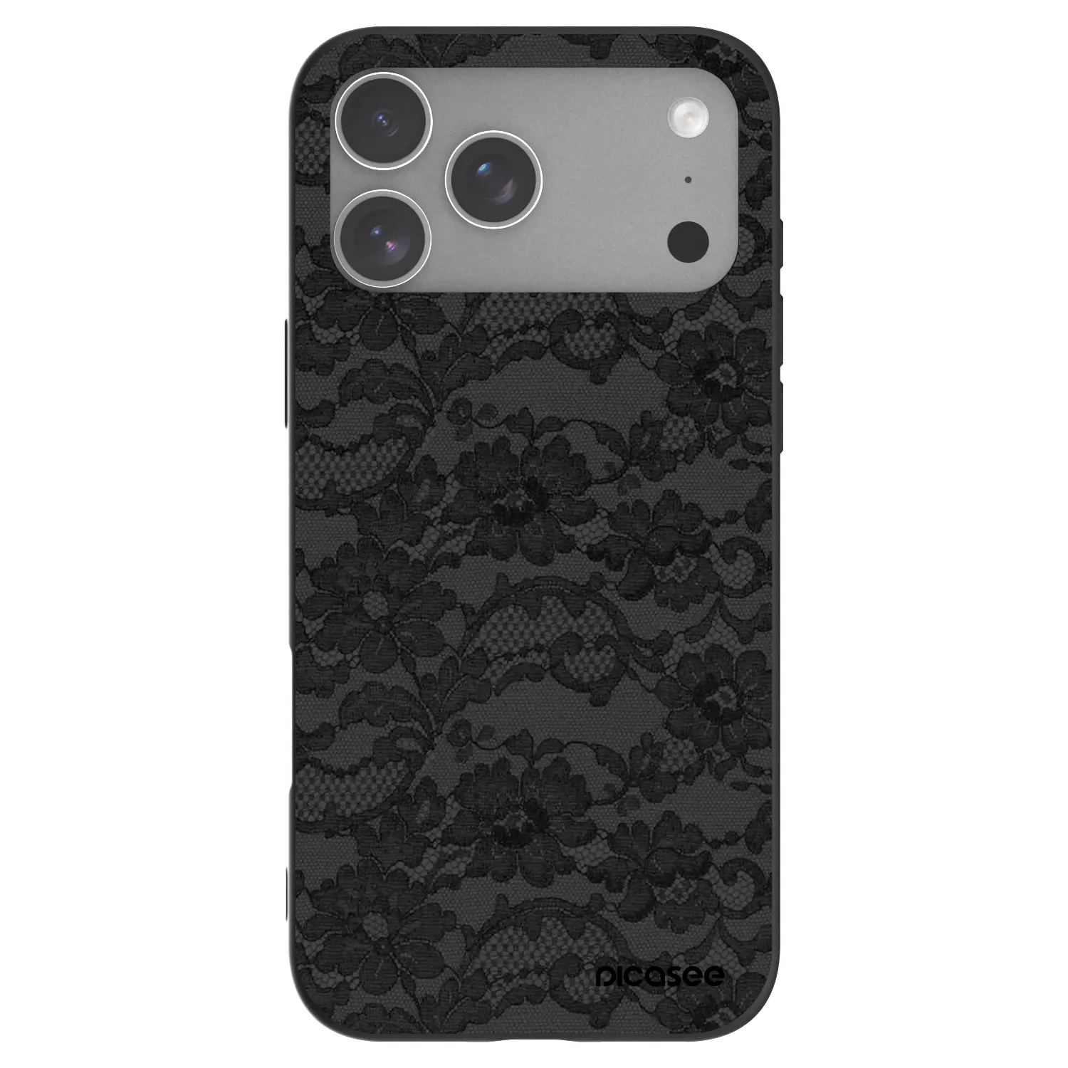 Picasee Μαύρη θήκη σιλικόνης για Apple iPhone 18 Pro Max - Dark Elegance