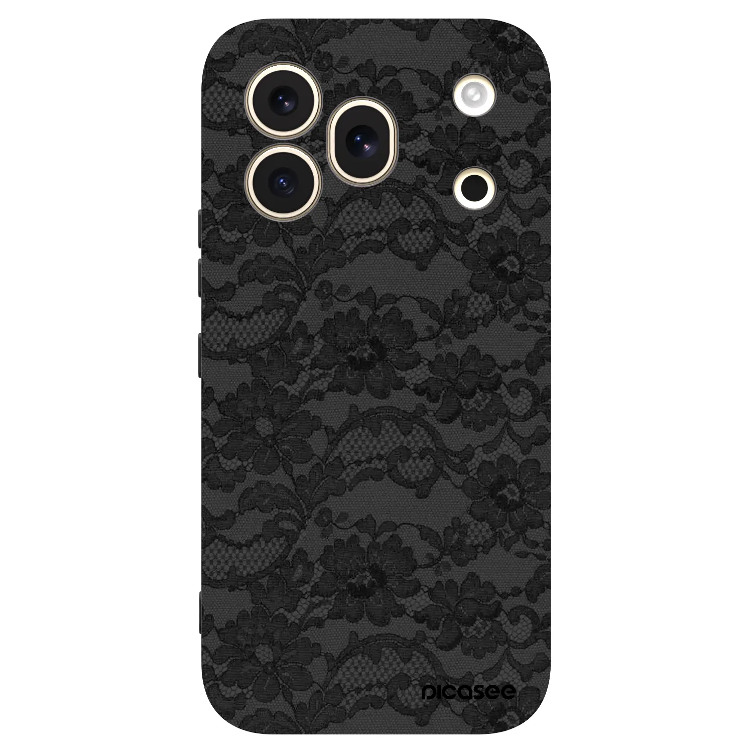 Picasee Μαύρη θήκη σιλικόνης για Honor 600 Pro - Dark Elegance