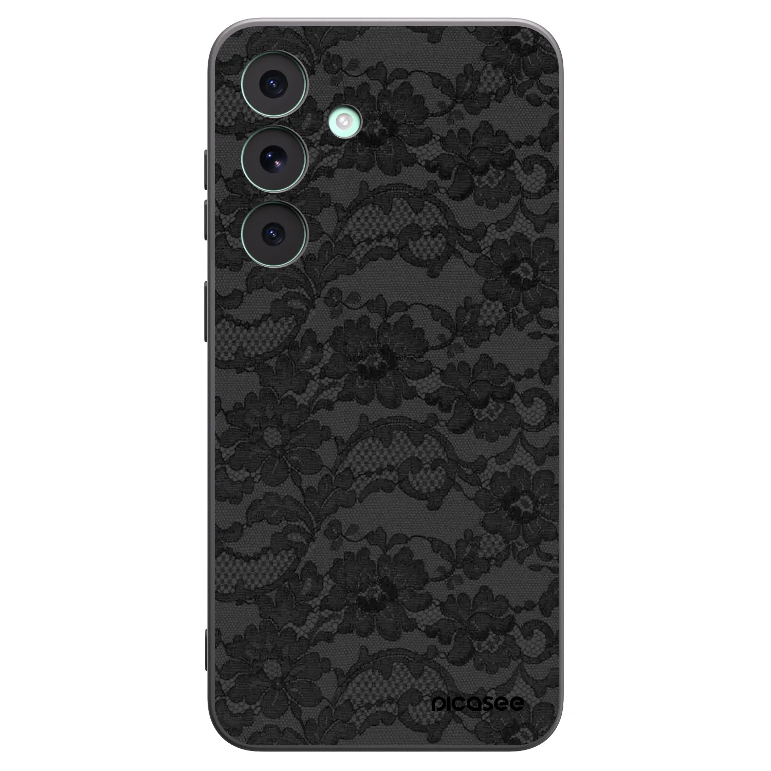 Picasee Μαύρη θήκη σιλικόνης για Samsung Galaxy S26 FE - Dark Elegance