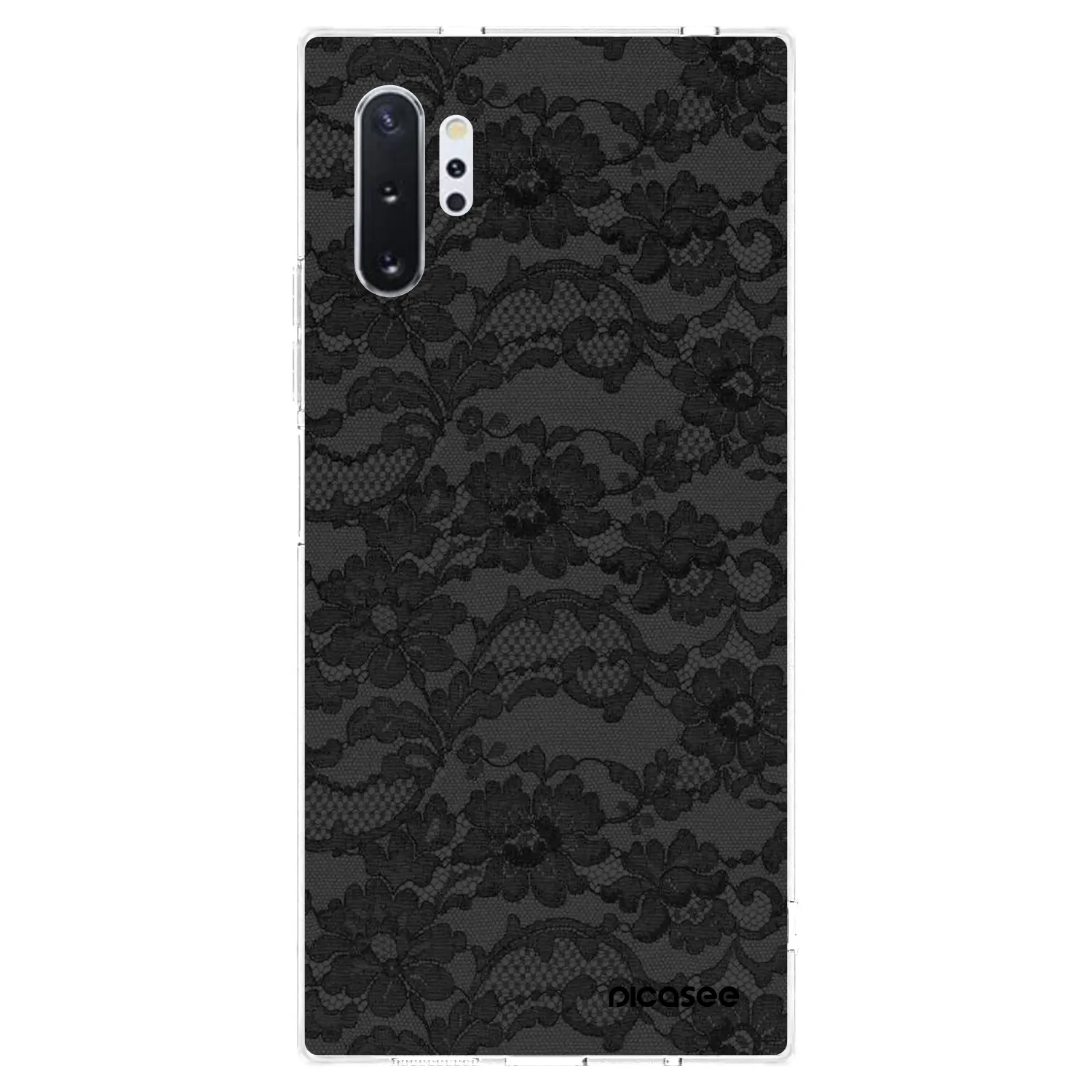 Picasee διαφανής θήκη σιλικόνης Samsung Galaxy Note 10+ N975F - Dark Elegance