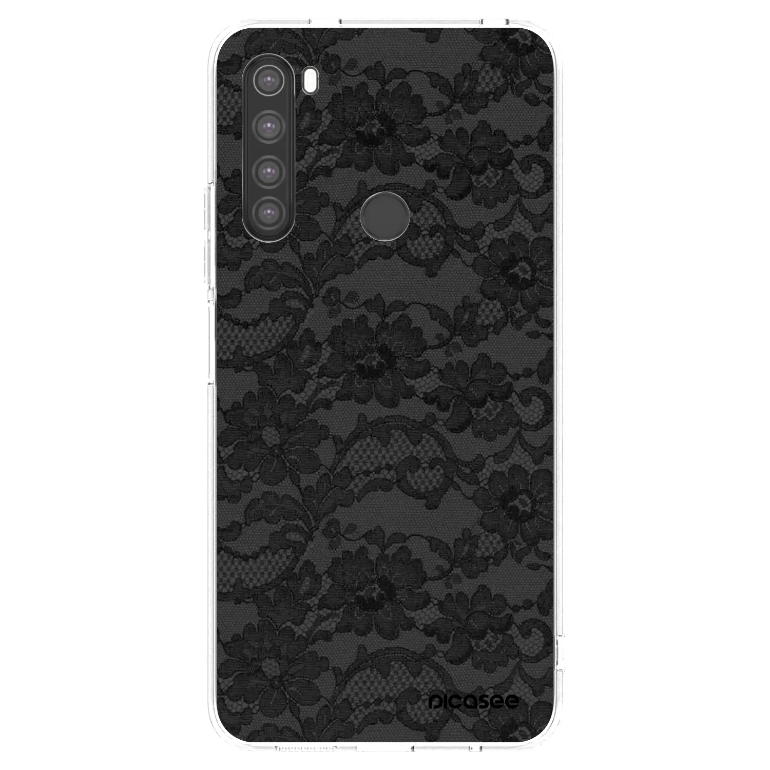 Picasee διαφανής θήκη σιλικόνης Xiaomi Redmi Note 8 - Dark Elegance