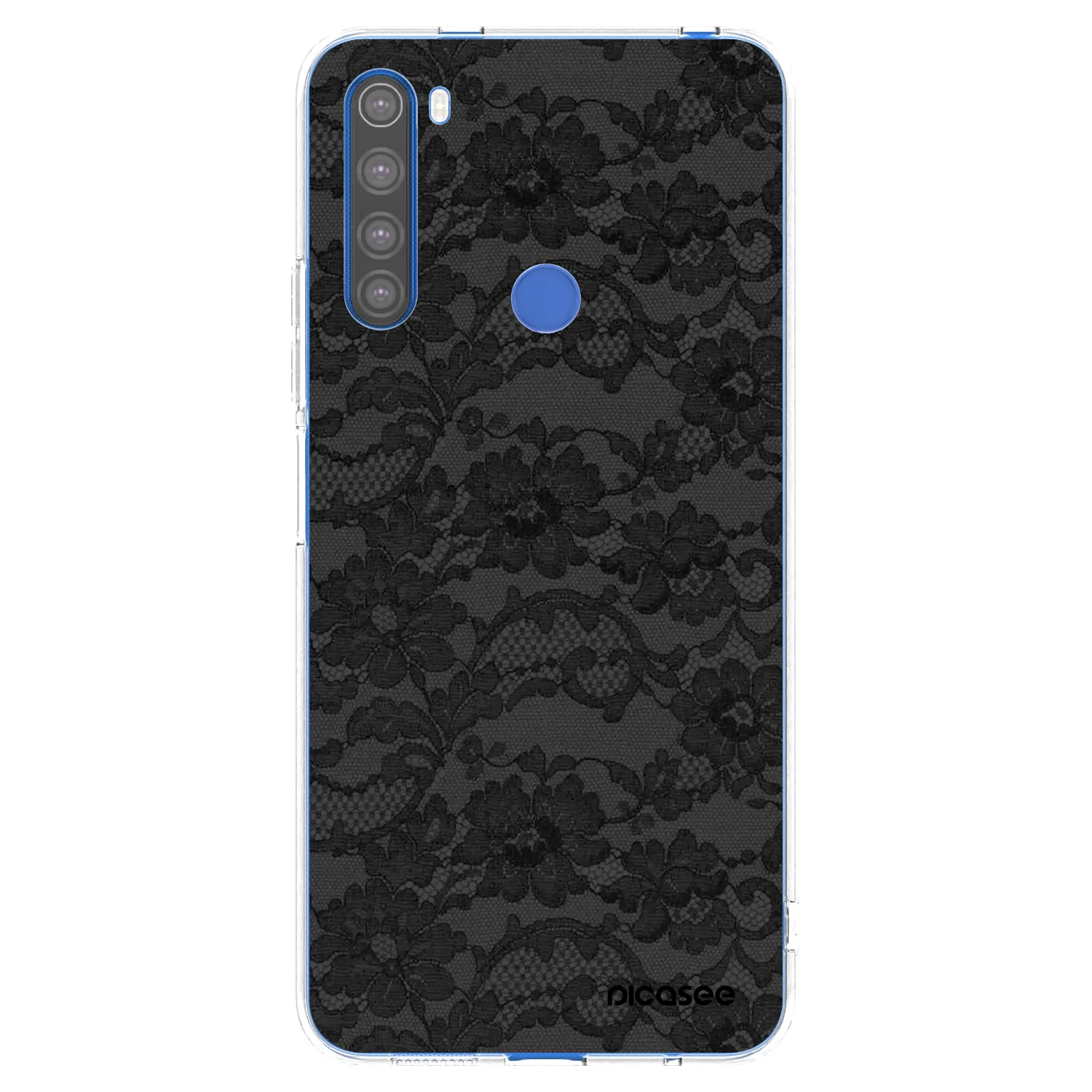 Picasee διαφανής θήκη σιλικόνης Xiaomi Redmi Note 8T - Dark Elegance