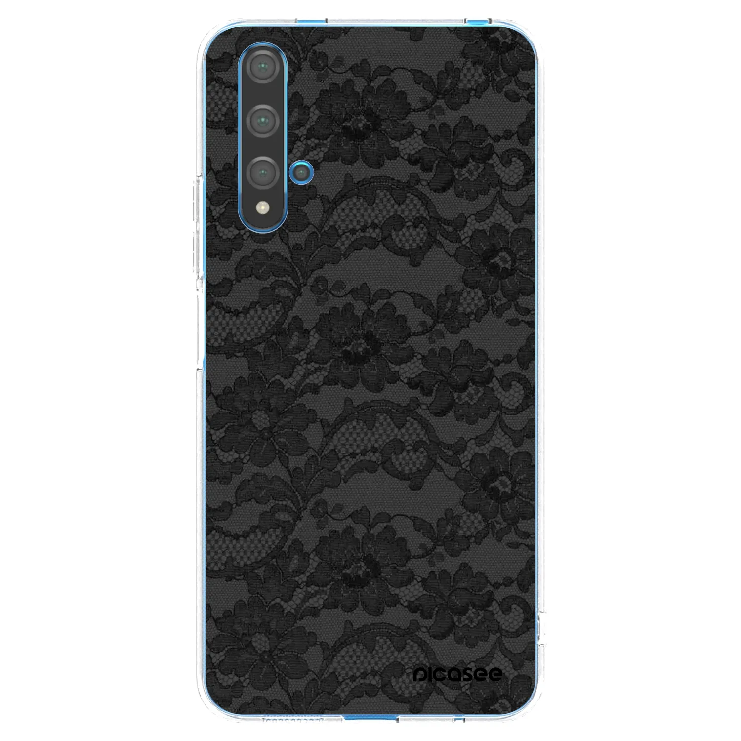 Picasee διαφανής θήκη σιλικόνης Huawei Nova 5T - Dark Elegance