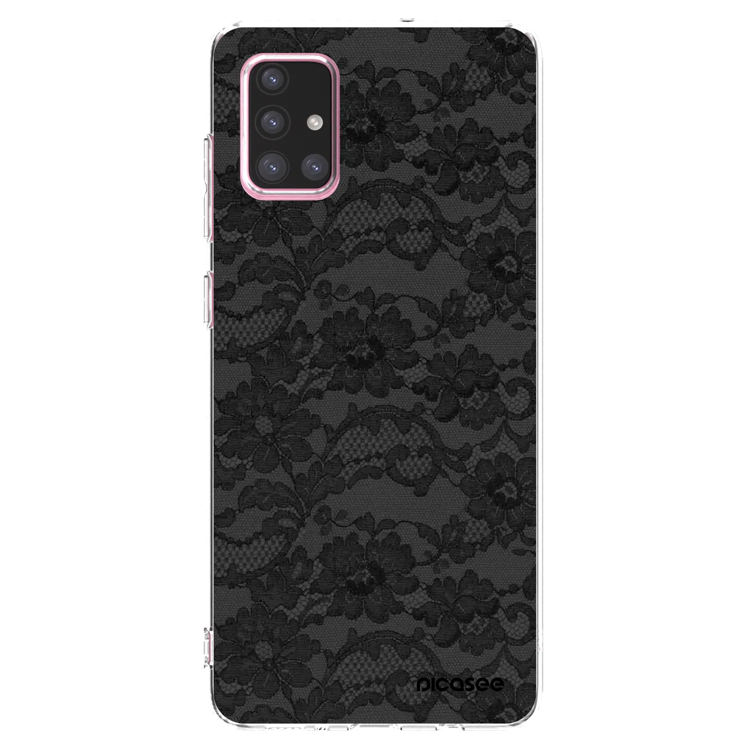 Picasee διαφανής θήκη σιλικόνης Samsung Galaxy A71 A715F - Dark Elegance