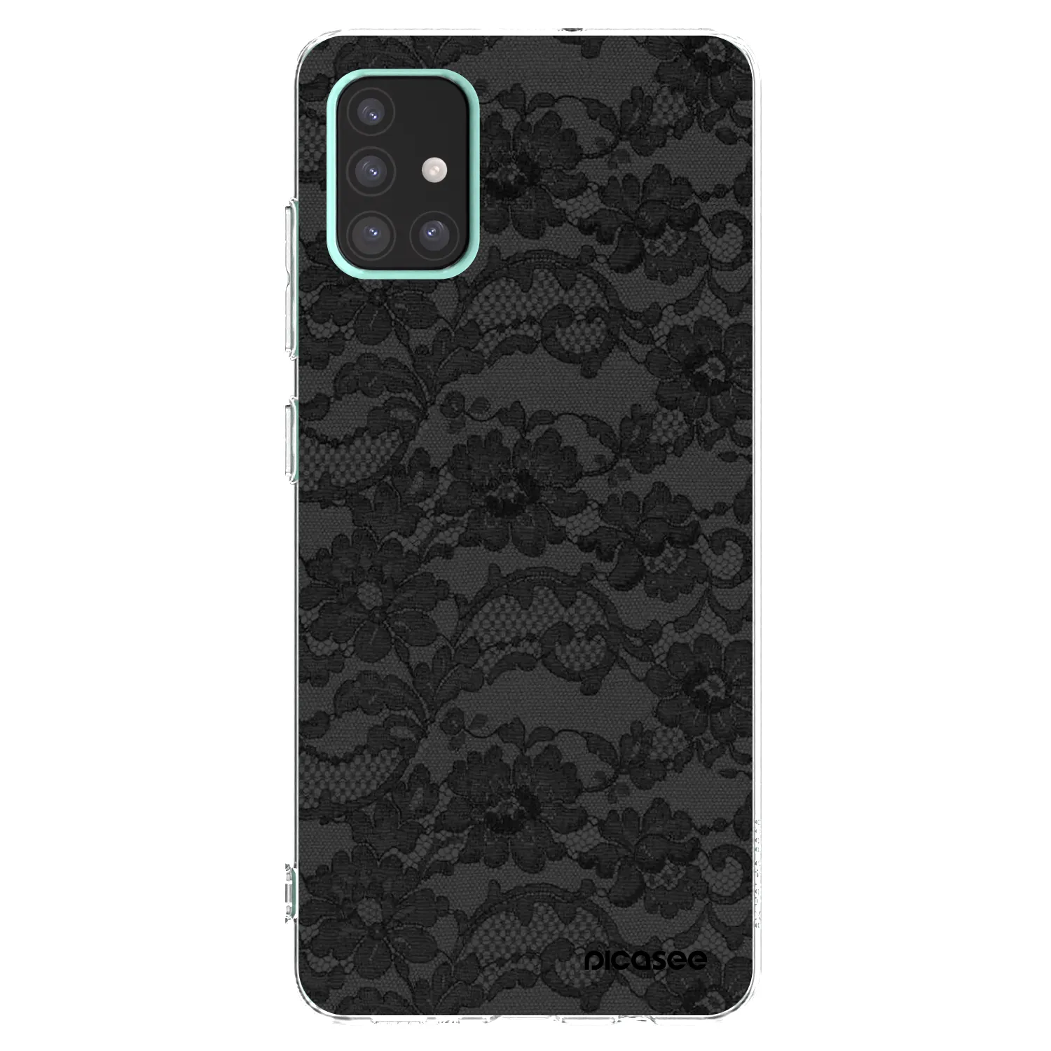 Picasee διαφανής θήκη σιλικόνης Samsung Galaxy A51 A515F - Dark Elegance