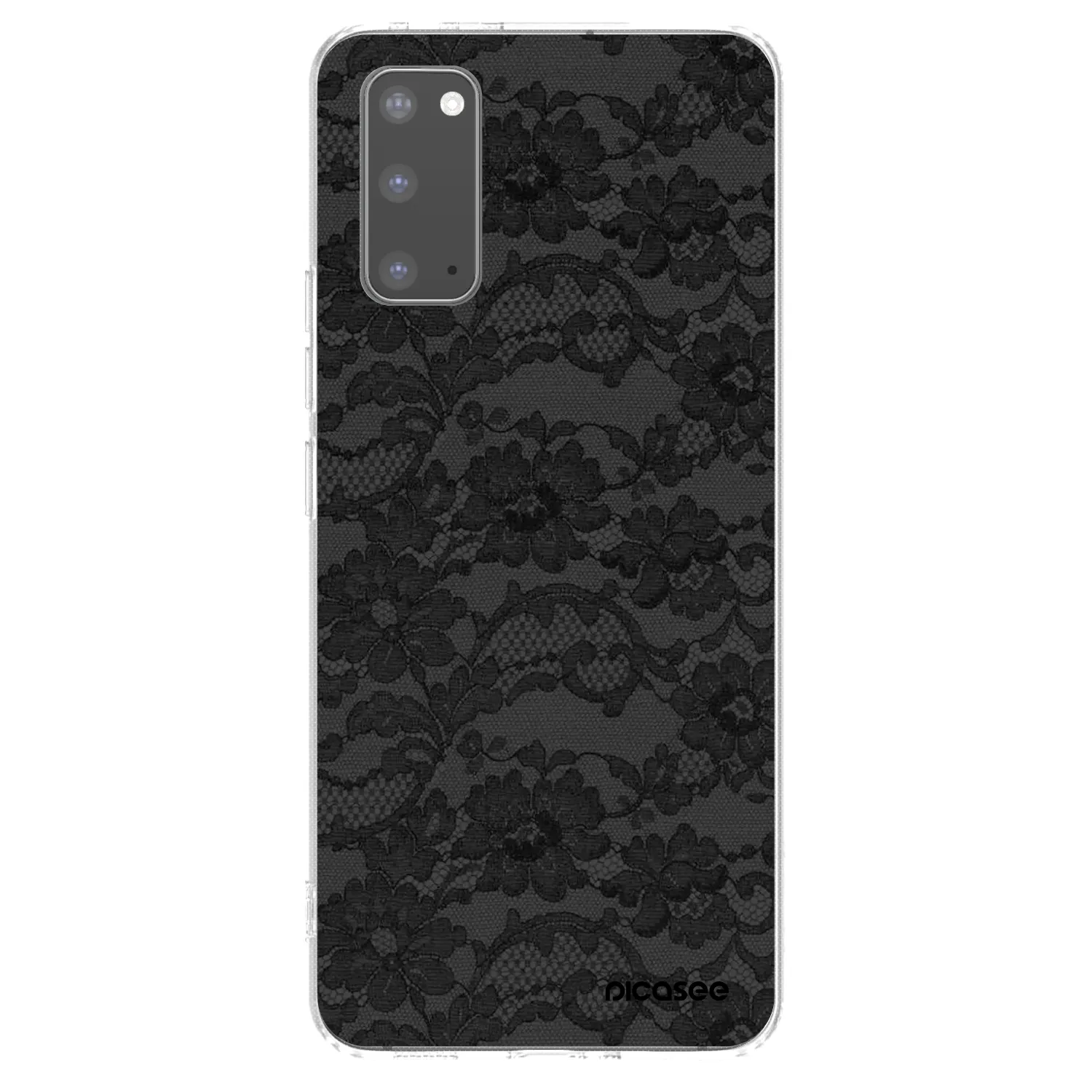 Picasee διαφανής θήκη σιλικόνης Samsung Galaxy S20 G980F - Dark Elegance