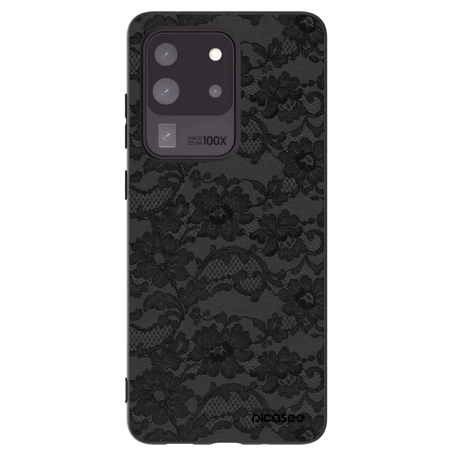 Picasee Μαύρη θήκη σιλικόνης για Samsung Galaxy S20 Ultra 5G G988F - Dark Elegance