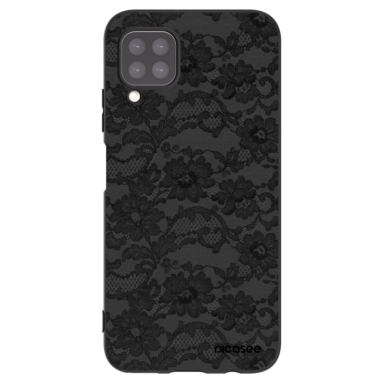 Picasee Μαύρη θήκη σιλικόνης για Huawei P40 Lite - Dark Elegance