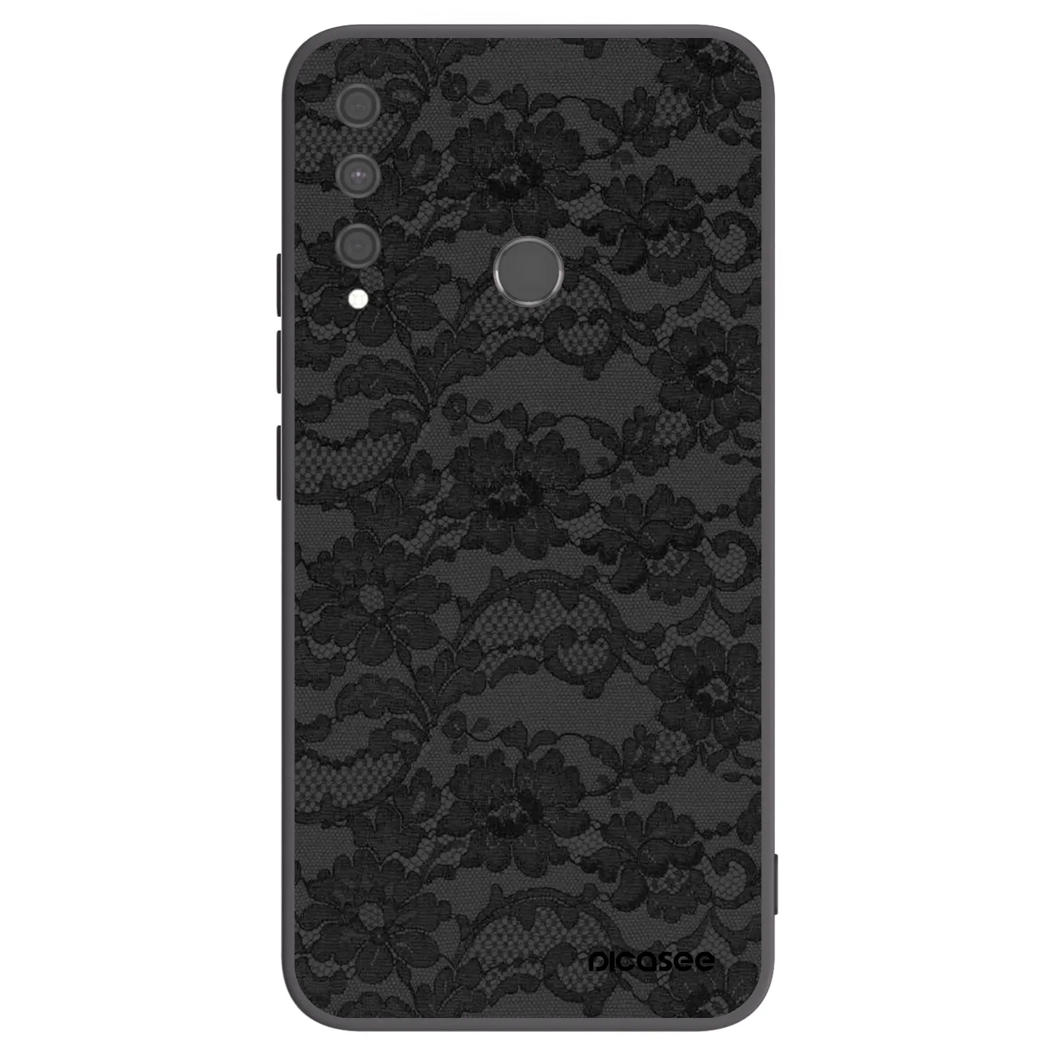 Picasee Μαύρη θήκη σιλικόνης για Huawei P40 Lite E - Dark Elegance