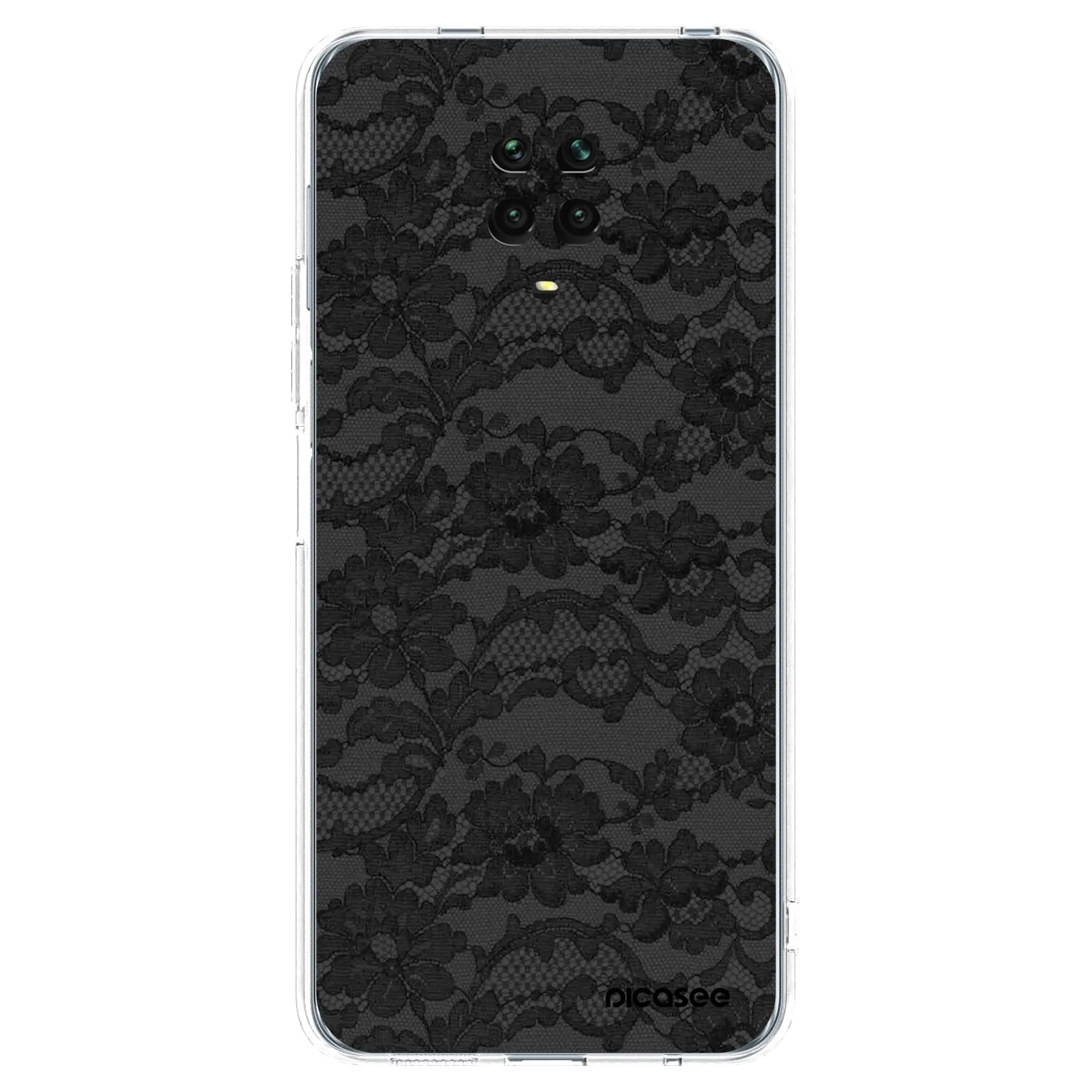 Picasee διαφανής θήκη σιλικόνης Xiaomi Redmi Note 9 Pro - Dark Elegance