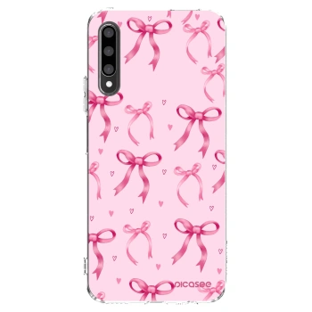 Picasee διαφανής θήκη σιλικόνης Honor 9X Pro - Bow Aesthetic