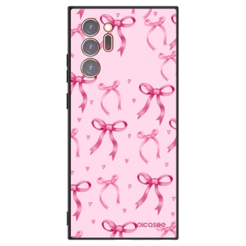 Picasee Μαύρη θήκη σιλικόνης για Samsung Galaxy Note 20 Ultra - Bow Aesthetic