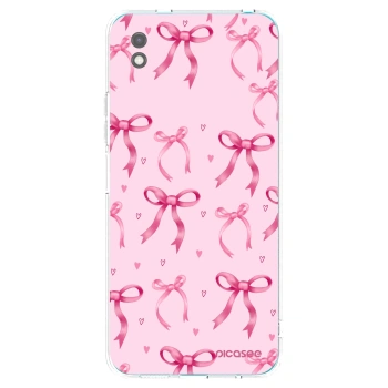 Picasee Μαύρη θήκη σιλικόνης για Xiaomi Redmi 9A - Bow Aesthetic