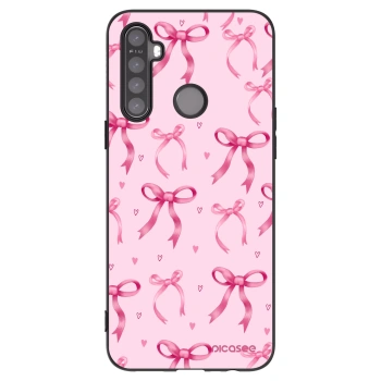 Picasee Μαύρη θήκη σιλικόνης για Realme 6i - Bow Aesthetic