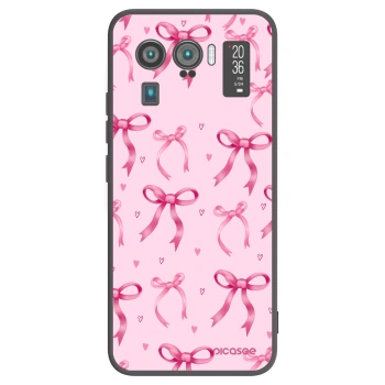 Picasee Μαύρη θήκη σιλικόνης για Xiaomi Mi 11 Ultra - Bow Aesthetic