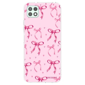 Picasee διαφανής θήκη σιλικόνης Samsung Galaxy A22 A226B 5G - Bow Aesthetic