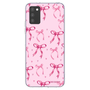 Picasee διαφανής θήκη σιλικόνης Samsung Galaxy A02s A025G - Bow Aesthetic