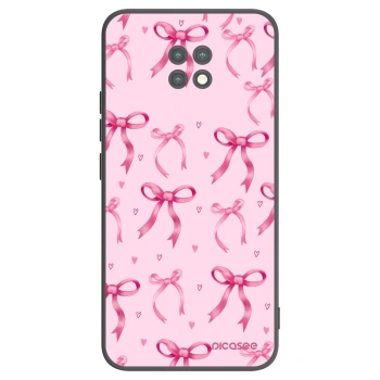 Picasee Μαύρη θήκη σιλικόνης για Xiaomi Redmi Note 9T - Bow Aesthetic