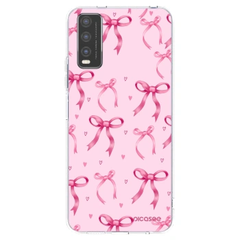 Picasee διαφανής θήκη σιλικόνης Vivo Y20s - Bow Aesthetic