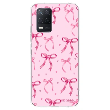 Picasee διαφανής θήκη σιλικόνης Realme 8 5G - Bow Aesthetic