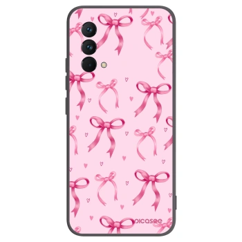 Picasee Μαύρη θήκη σιλικόνης για Realme GT Master Edition 5G - Bow Aesthetic