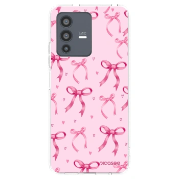 Picasee διαφανής θήκη σιλικόνης Vivo V23 5G - Bow Aesthetic
