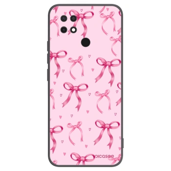 Picasee Μαύρη θήκη σιλικόνης για Xiaomi Redmi 10C - Bow Aesthetic