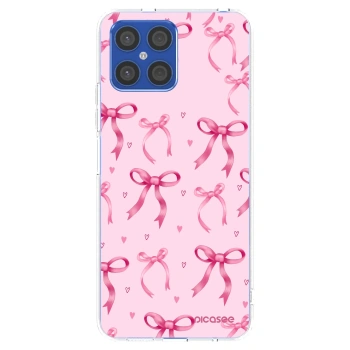 Picasee διαφανής θήκη σιλικόνης Honor X8 4G - Bow Aesthetic