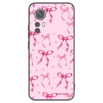 Picasee Μαύρη θήκη σιλικόνης για Xiaomi 12X - Bow Aesthetic