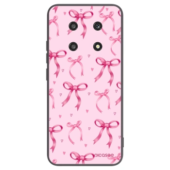 Picasee Μαύρη θήκη σιλικόνης για Honor Magic4 Lite 5G - Bow Aesthetic