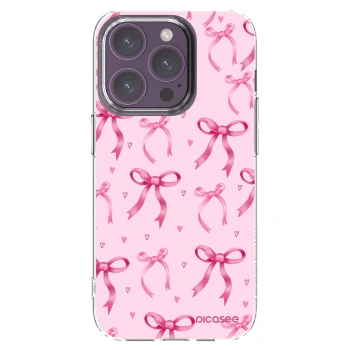 Picasee διαφανής θήκη σιλικόνης Apple iPhone 14 Pro - Bow Aesthetic