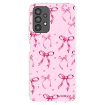 Picasee διαφανής θήκη σιλικόνης Samsung Galaxy A73 5G - Bow Aesthetic