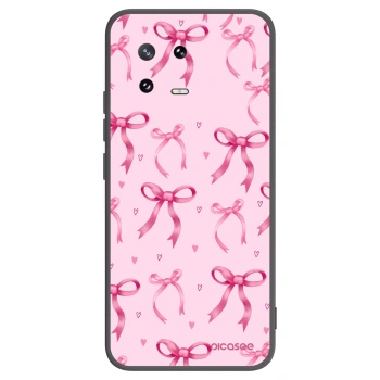 Picasee Μαύρη θήκη σιλικόνης για Xiaomi 13 Pro - Bow Aesthetic