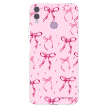 Picasee διαφανής θήκη σιλικόνης Honor 8X - Bow Aesthetic