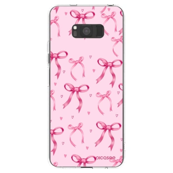 Picasee διαφανής θήκη σιλικόνης Samsung Galaxy S8 G950F - Bow Aesthetic