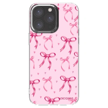 Picasee διαφανής θήκη σιλικόνης Apple iPhone 15 Pro Max - Bow Aesthetic