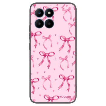 Picasee Μαύρη θήκη σιλικόνης για Honor 70 Lite - Bow Aesthetic