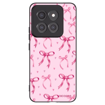 Picasee Μαύρη θήκη σιλικόνης για Xiaomi 14 Pro - Bow Aesthetic