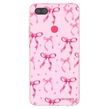 Picasee διαφανής θήκη σιλικόνης Xiaomi Mi 8 Lite - Bow Aesthetic